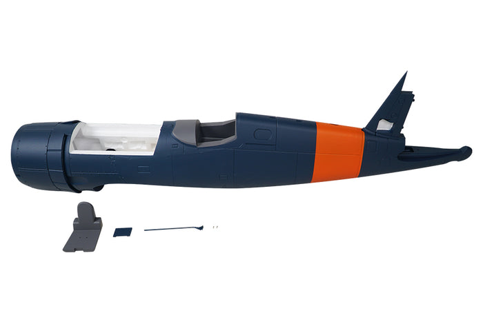 1700mm F4U Corsair V3 fuselage model in navy blue and orange