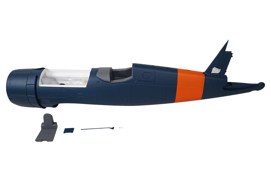 1700mm F4U Corsair V3 fuselage model in navy blue and orange