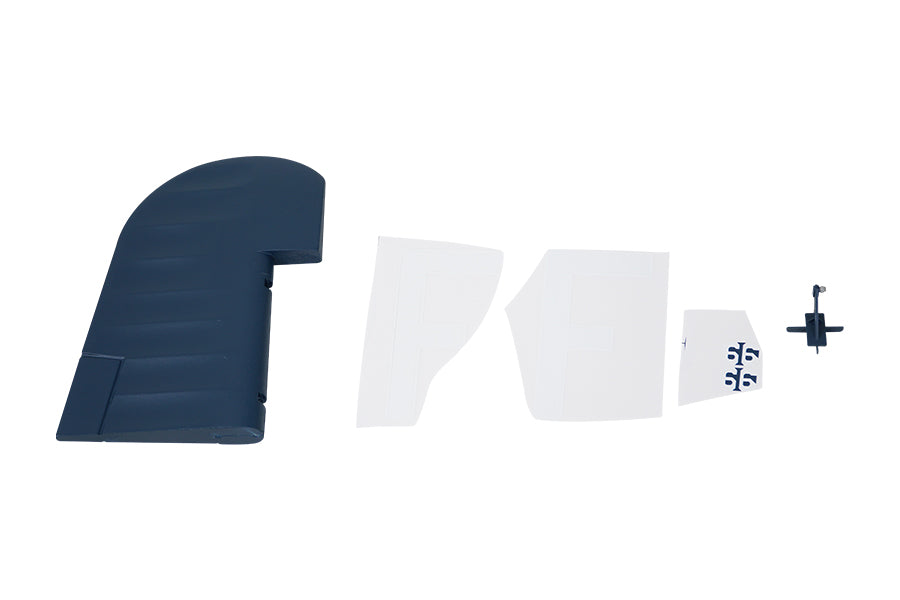 1700mm F4U Corsair V3 vertical stabilizer parts and assembly components.