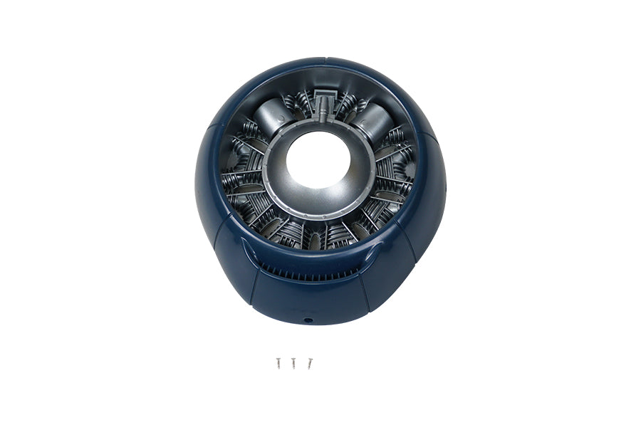 1700mm F4U Corsair V3 cowl top view with turbine detail