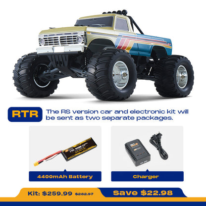 Camión monstruo Ford F100 2WD RTR/RS escala 1:10 