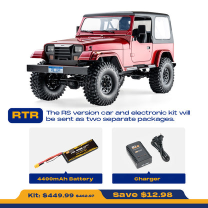 ROCHOBBY 1:10 Mashigan RC Rock Crawler RS Red 4WD