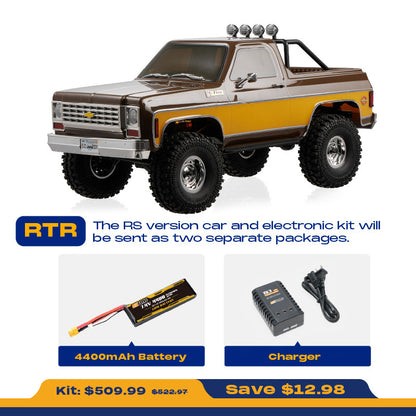FMS 1:10 FCX10 Chevrolet K5 Blazer Off-Road RC Crawler RS