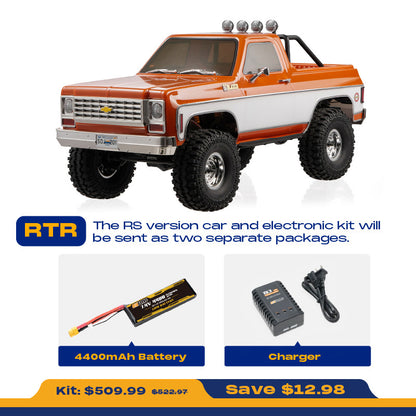 FMS 1:10 FCX10 Chevrolet K5 Blazer Off-Road RC Crawler RS