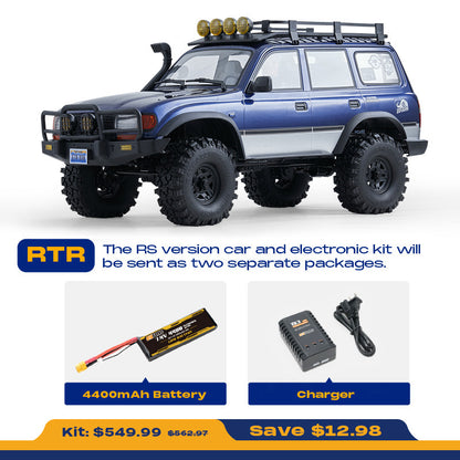 FMS 1:10 FCX10 PRO Brushless Toyota Land Cruiser LC80 RS V2