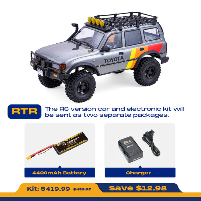 FMS 1:10 FCX10 LC80 Toyota Land Cruiser 80 RS