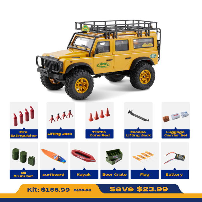 FMS 1:24 FCX24M Land Rover Camel Trophy Edition RTR
