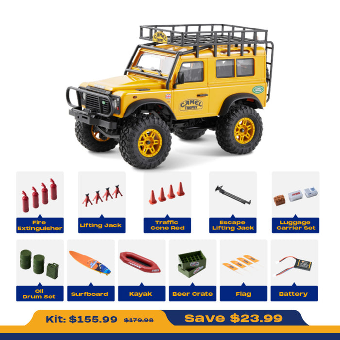FMS 1:24 FCX24M Land Rover Camel Trophy Edition RTR