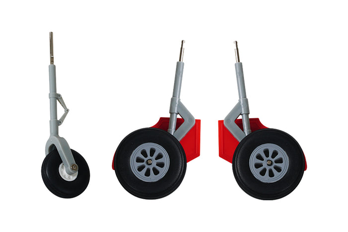 1200mm CJ6 V2 RC airplane landing gear wheels set