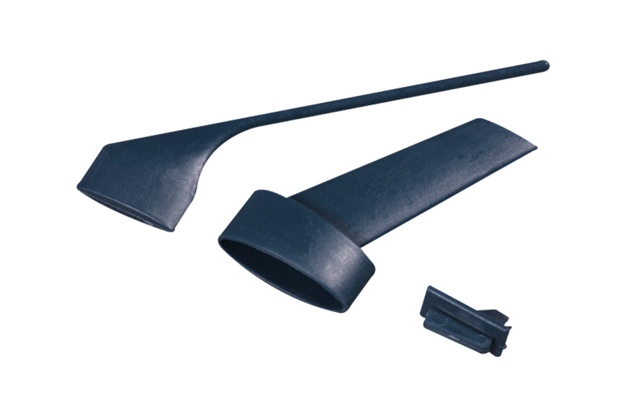 RC airplane antenna set with curved and straight rods and connector