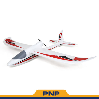 FMS 1280mm Easy Trainer model airplane, white with red and black accents, PNP model.