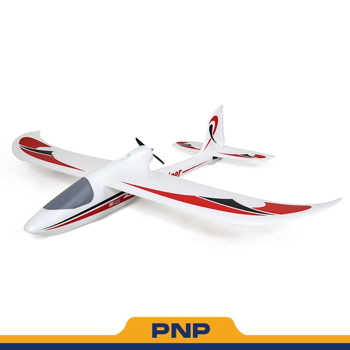 FMS 1280mm Easy Trainer model airplane, white with red and black accents, PNP model.