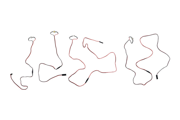 Set of RC model LED connectors and wires for 1200mm CJ6 V2