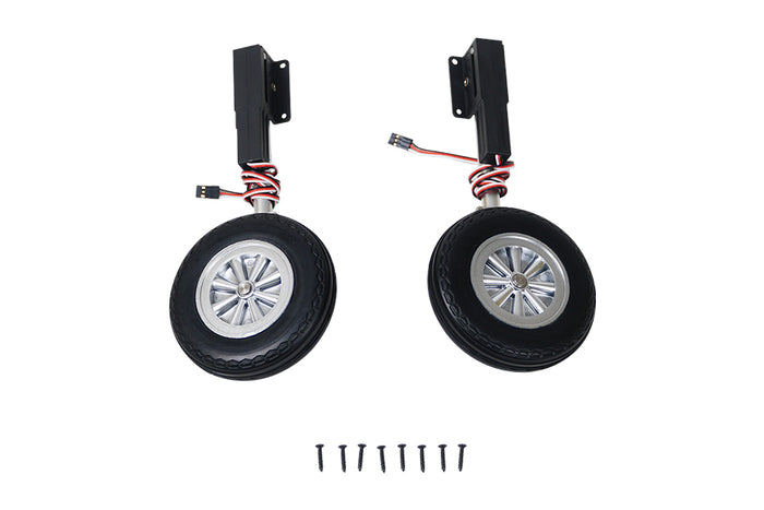 Front landing gear for 1700mm F4U Corsair V3 with wheels and screws