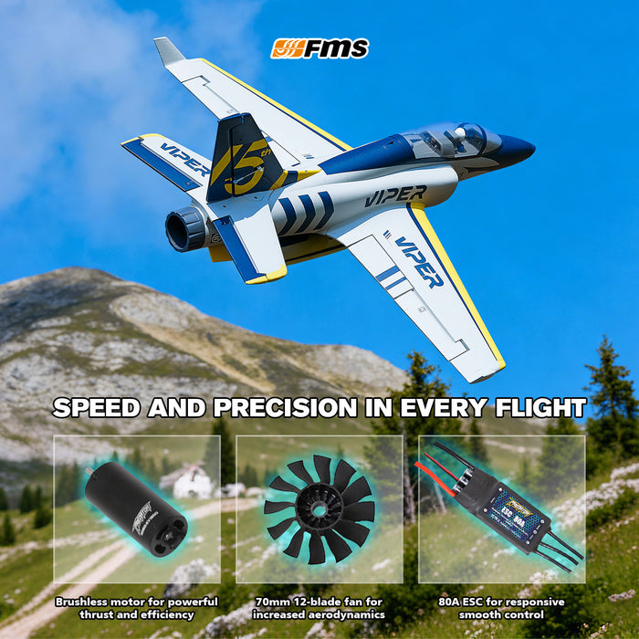FMS EDF Jet 70mm Viper V2 PNP 15th Anniversary Edition