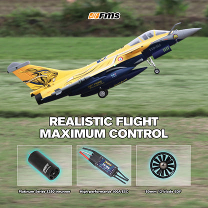 FMS EDF Jet 80mm Rafale PNP