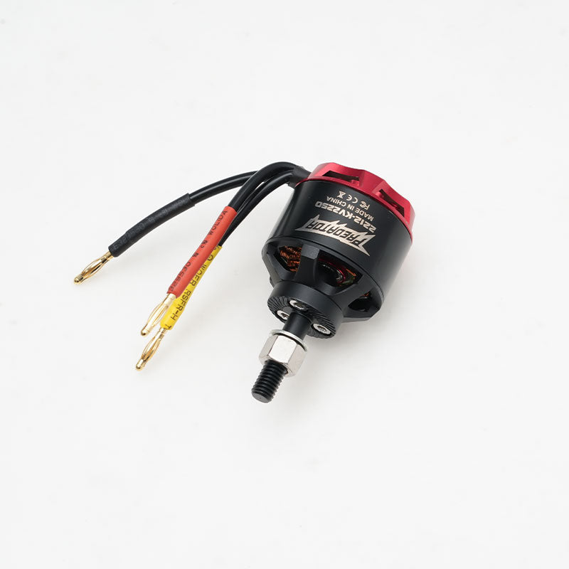 2212-KV2250 motor for 750mm Edge 540 RC model, features red and black design.