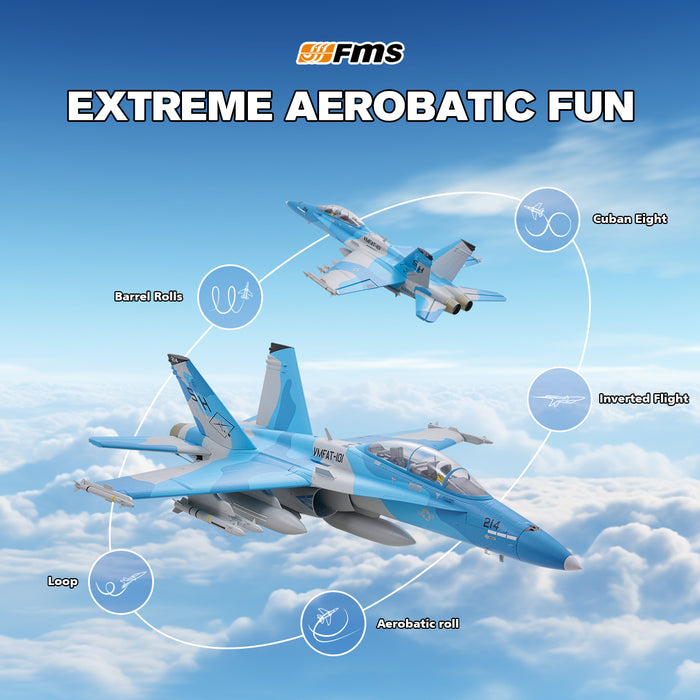 FMS EDF Jet 64mm F/A-18 Hornet, RTF / PNP