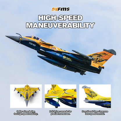 FMS EDF Jet 80mm Rafale PNP