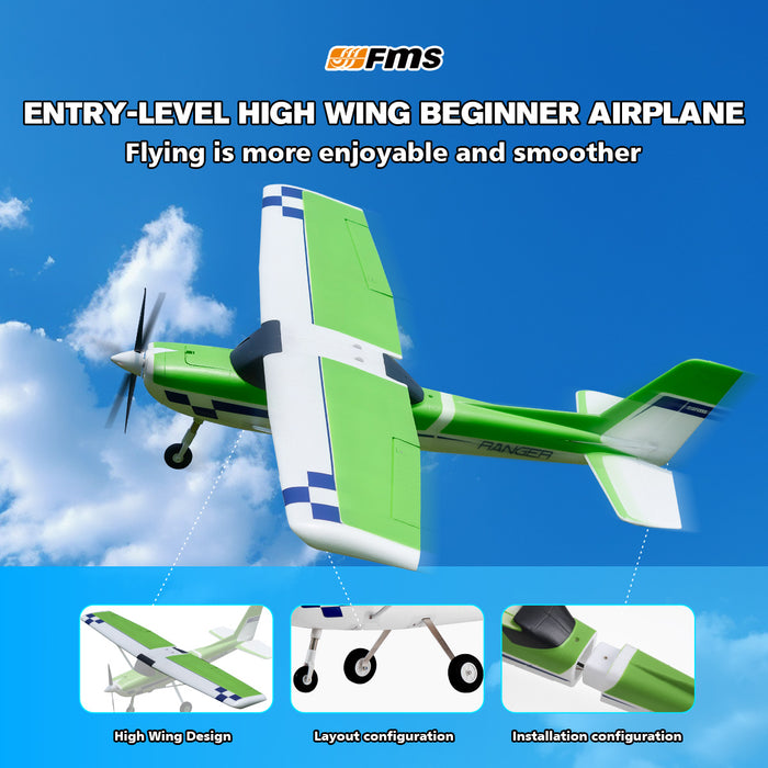 FMS 1220mm Ranger EP V2 With Reflex V3 RTF /  PNP