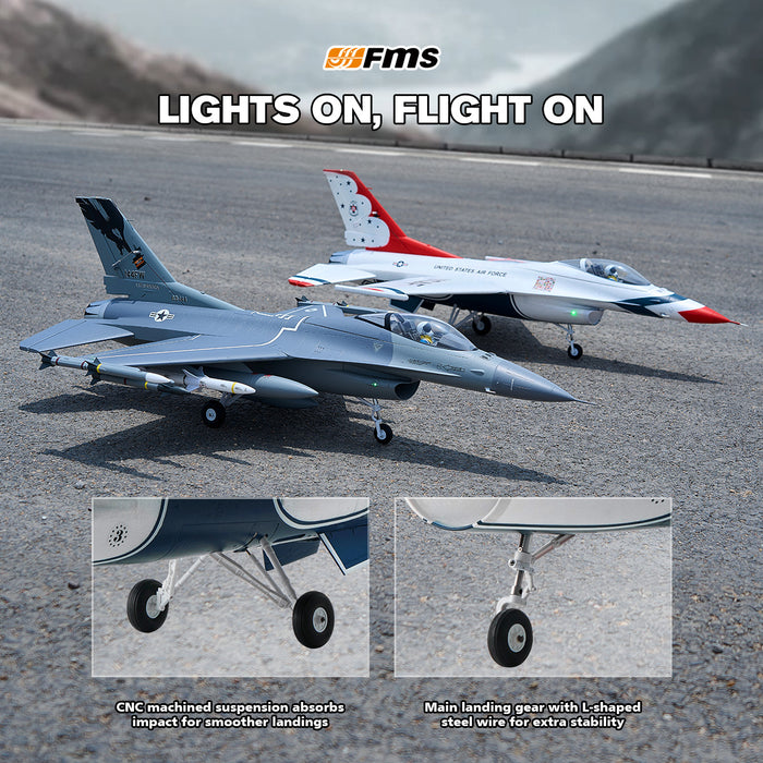 FMS EDF Jet 64mm F-16 Fighting Falcon, RTF / PNP
