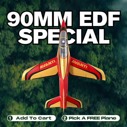 FMS 90mm Avanti PNP EDF Jet — 18th Anniversary Edition