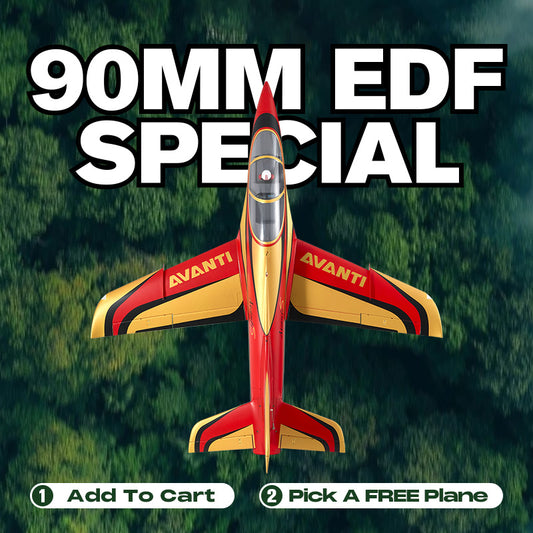 FMS EDF Jet 90 mm Avanti PNP Edición 18.º aniversario 