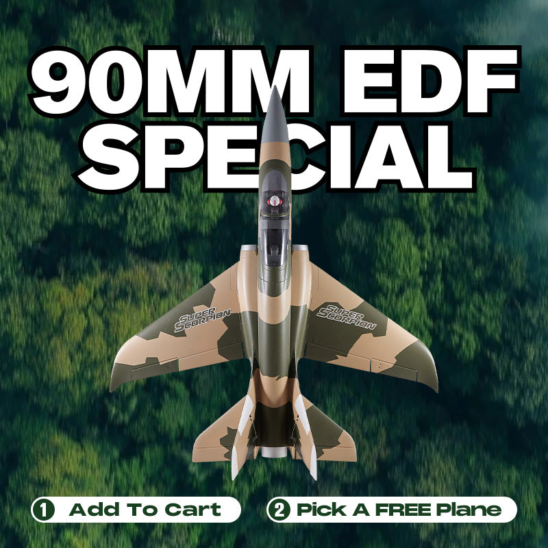 FMS EDF Jet 90mm Super Scorpion V2 PNP