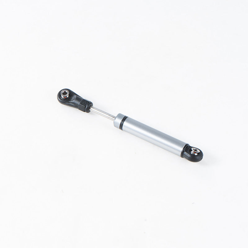 1:10 Canyon steering absorber saver, silver body with black pivot ends.