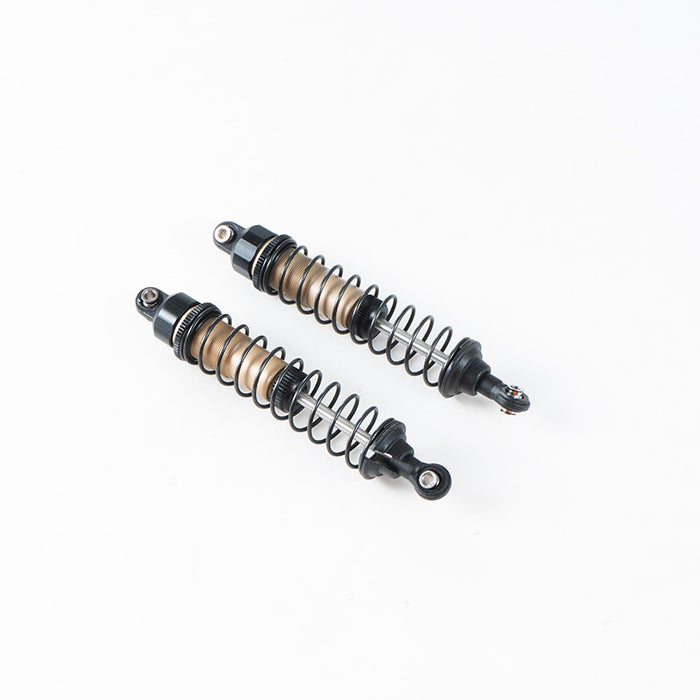 1:10 Canyon shock absorber set: black body, gold spring