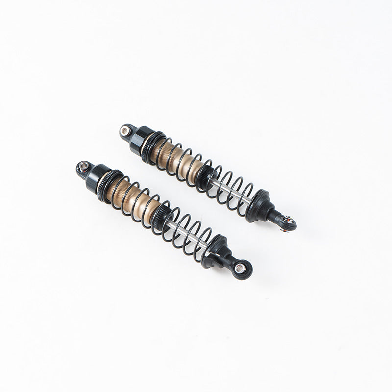 1:10 Canyon shock absorber set: black body, gold spring