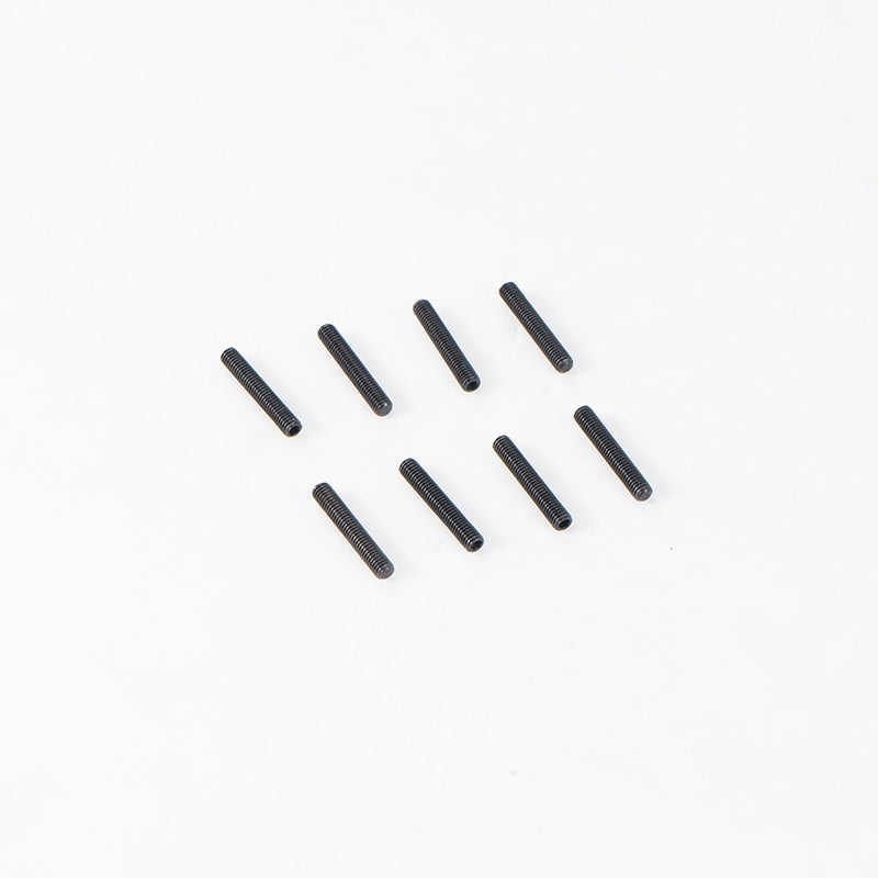 Black 3x20mm Canyon set screws for 1:10 scale models.