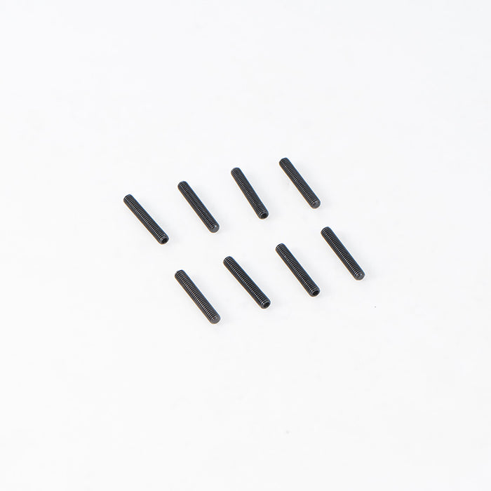 Black 3x20mm Canyon set screws for 1:10 scale models.