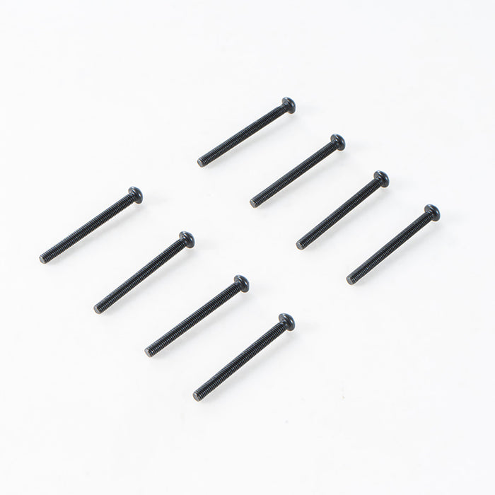 Seven black M3x32mm button head screws for 1:10 Canyon models.
