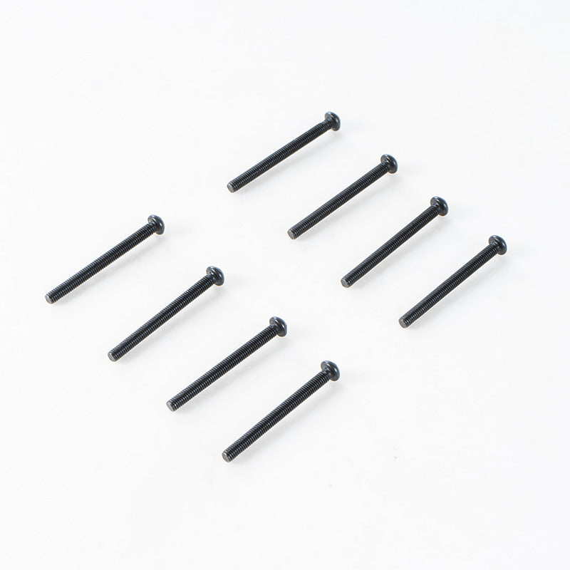 Seven black M3x32mm button head screws for 1:10 Canyon models.