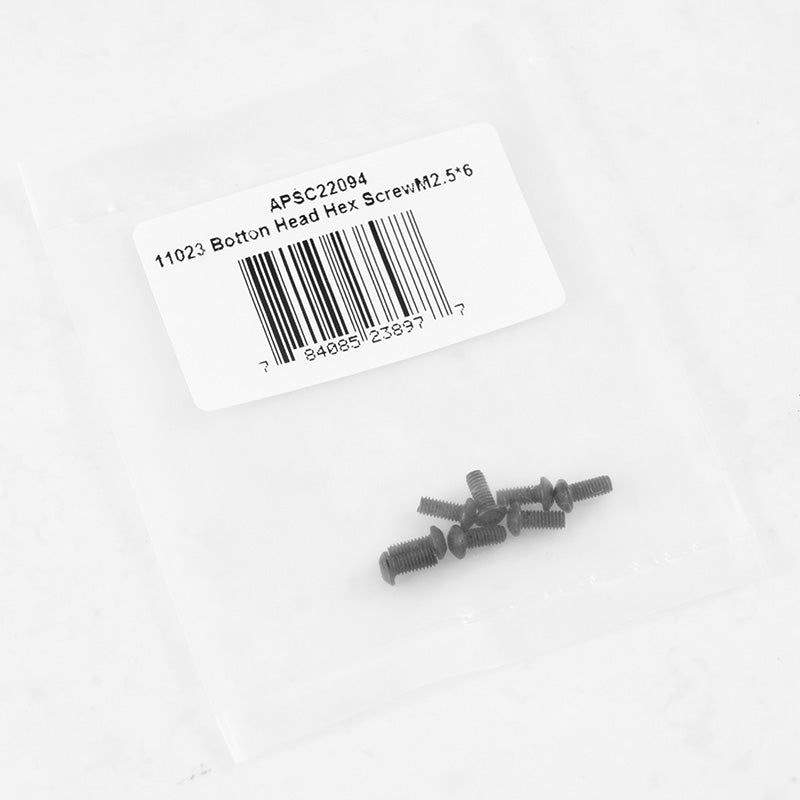 Tornillo hexagonal de cabeza abotonada F100 1:10 M2,5 x 6