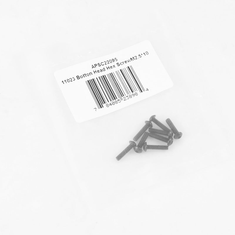Tornillo hexagonal de cabeza abotonada F100 1:10 M2,5 x 10