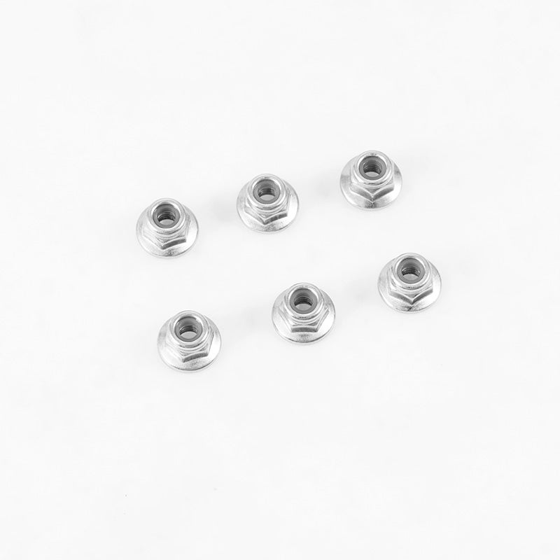 Tuercas de seguridad con brida de nailon F100 1:10 M3