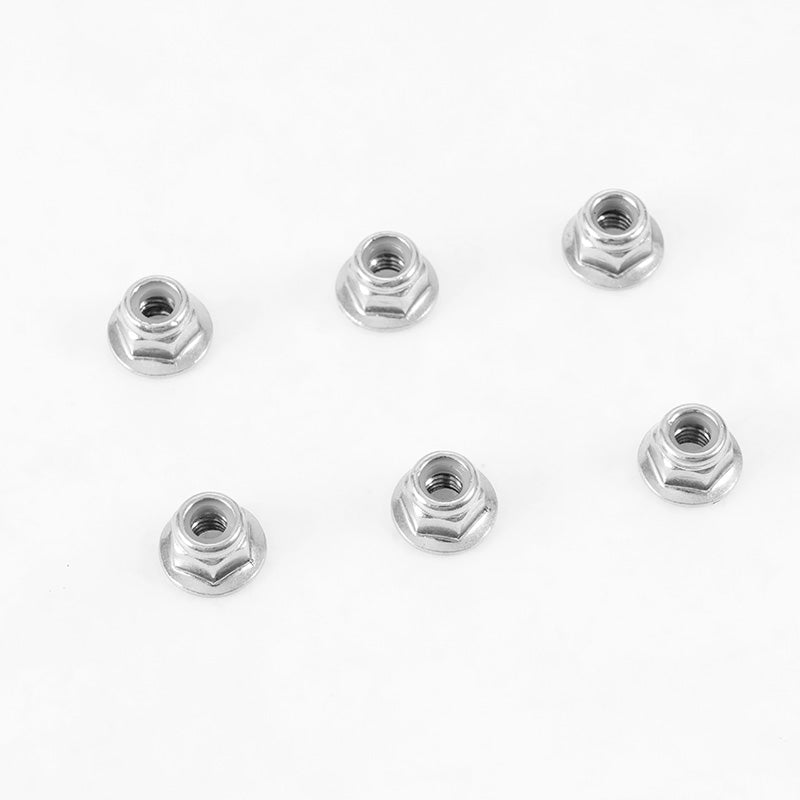 Tuercas de seguridad con brida de nailon F100 1:10 M4