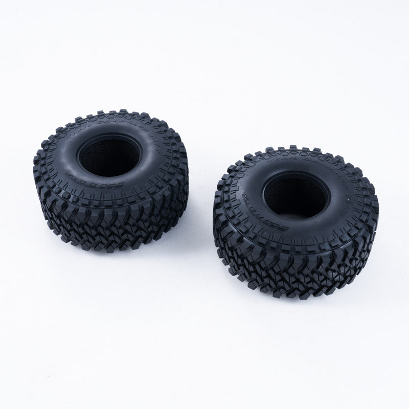 TRAIL SCAPERS 1:7 RC tires for Ford Bronco RTR EB with aggressive tread.