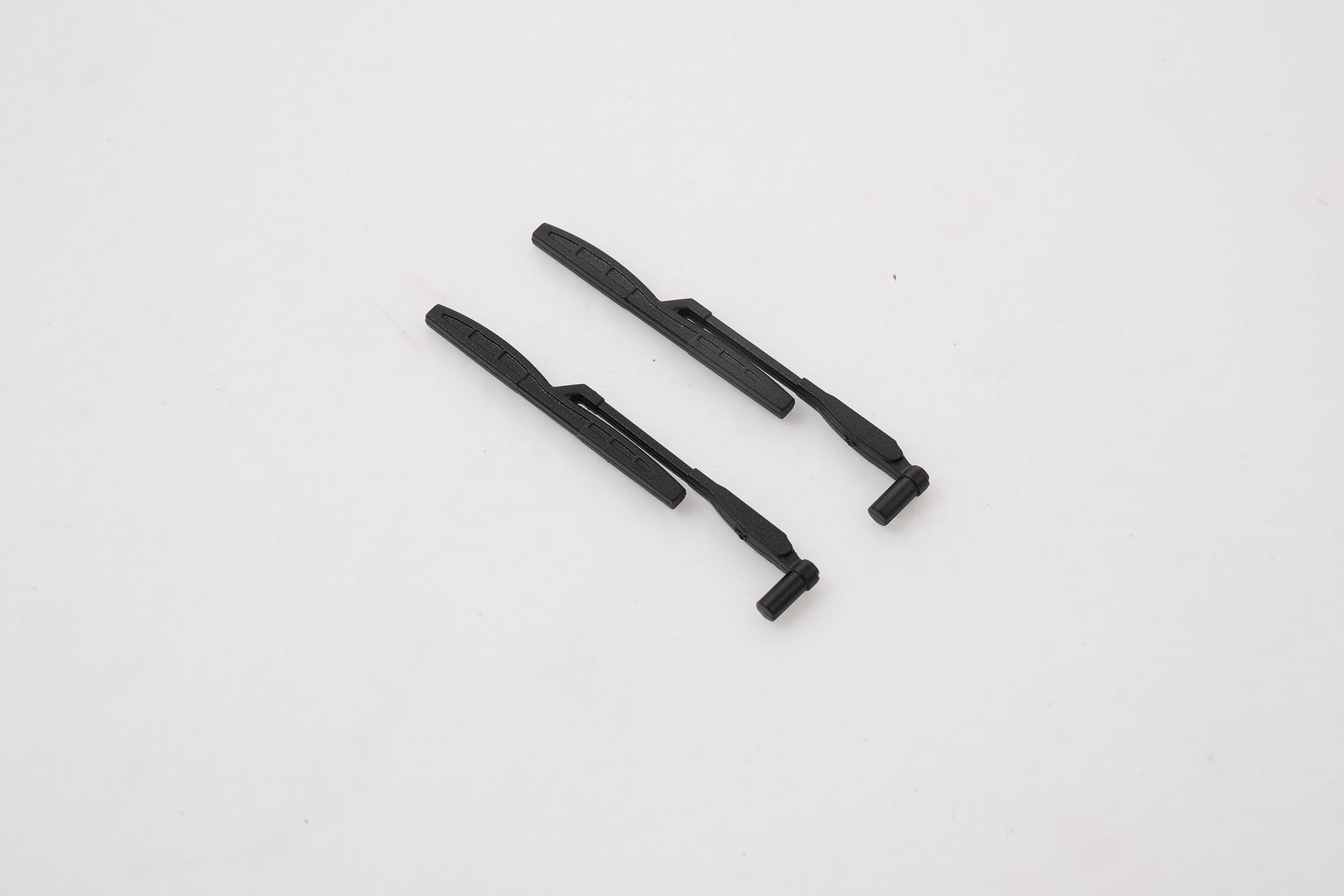 Black wiper set for 1:10 Toyota FJ40 RC model