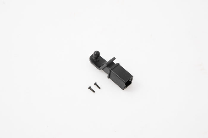 1:10 scale model black tow hook with installation screws