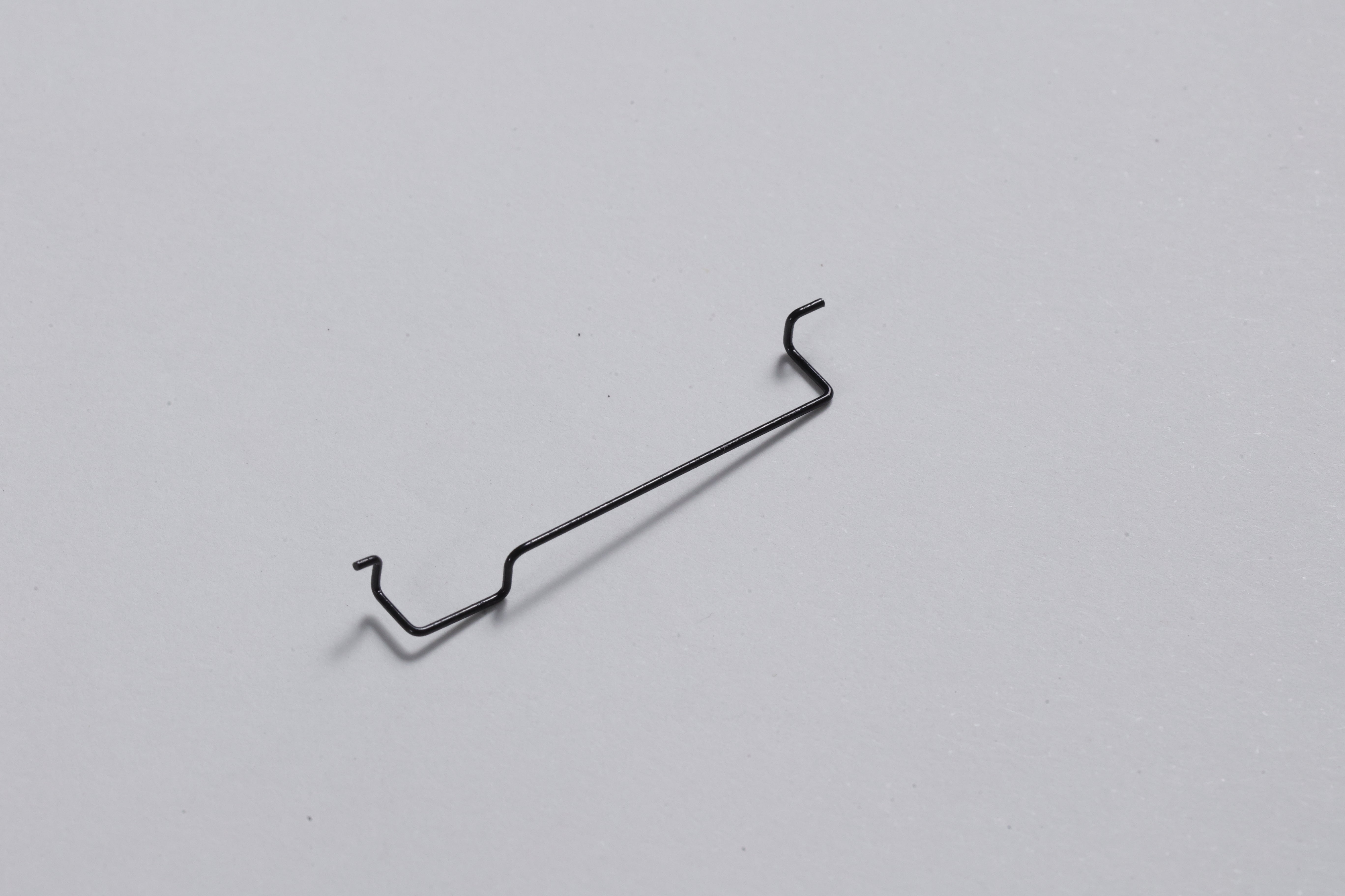 Black metal shift lever brace for RC model assembly