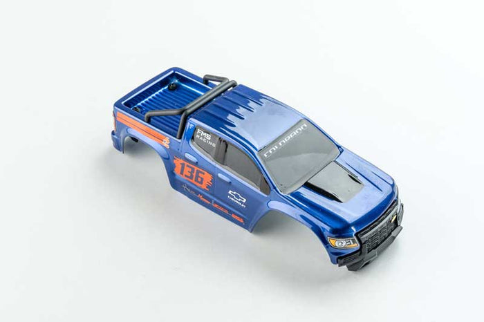 Chevrolet Colorado RTR car body assembly in blue color