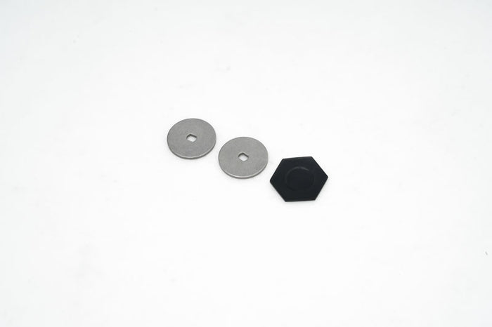 Metal washers and black slipper sheet for FCX10 K5 and LC80