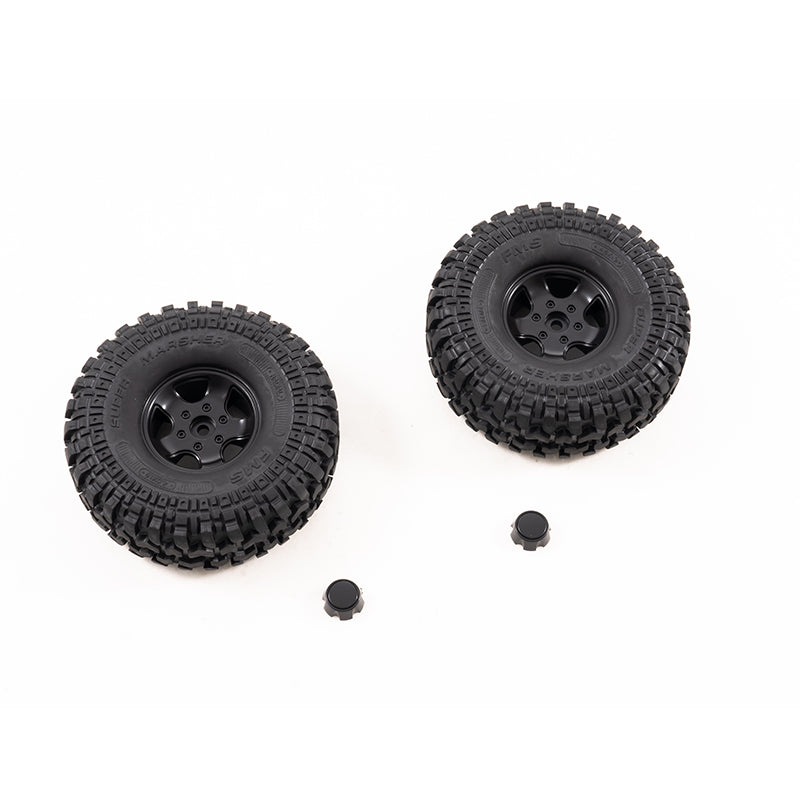 Neumáticos FCX10 Toyota LC80 MT 1.9" x 4.72'' 1 par (25 grados)