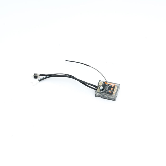 R3A receiver module for G3 transmitter in RC model vehicles.