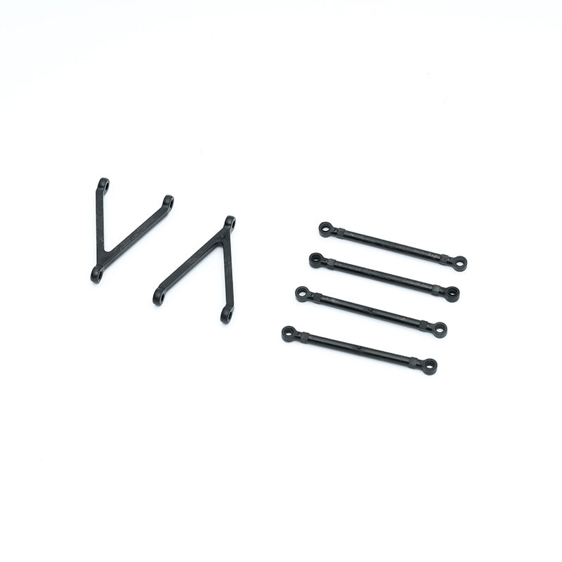 FCX24M roset set with black connecting links and support bars for RC models