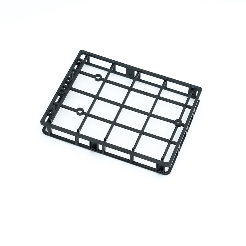 Black rooftop rack for FCX24M Range Rover with grid design
