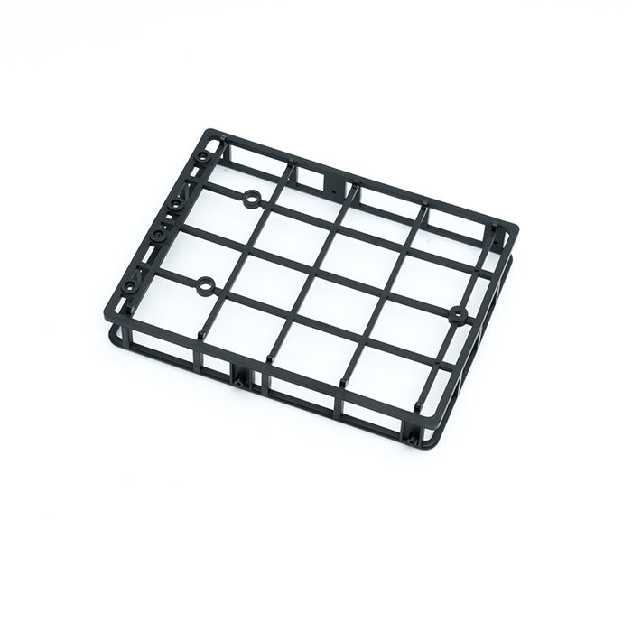 Black rooftop rack for FCX24M Range Rover with grid design